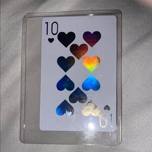 Blue and Black Holographic Card Game